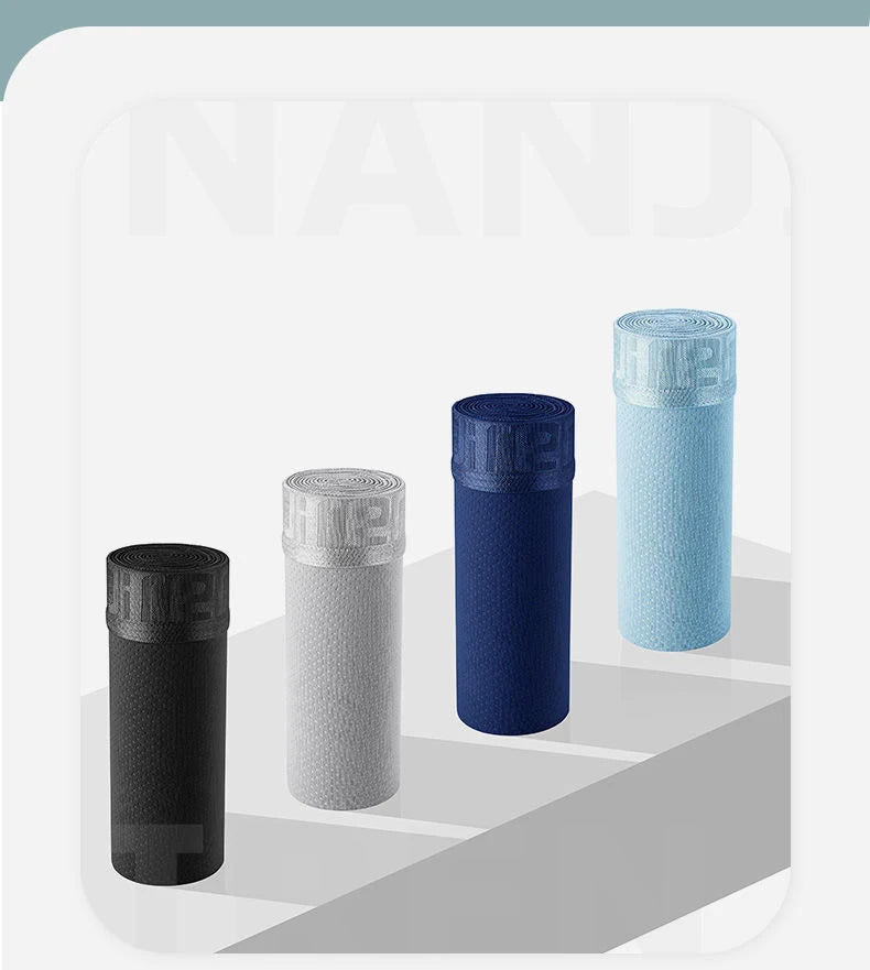 Men Panties Male Underpants Man Pack Shorts Boxers Underwear Slip Homme Calzoncillos Bamboo Hole U Convex Pouch Large Size 6XL