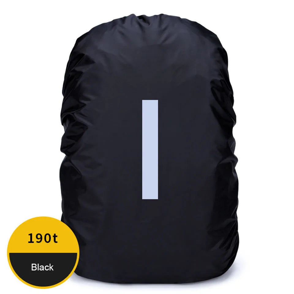 KoKossi 1Pcs 20-60L Outdoor Hiking Backpack Rain Cover Backpack Waterproof Cover Cycling Hiking Reflective Rain Cover Unisex