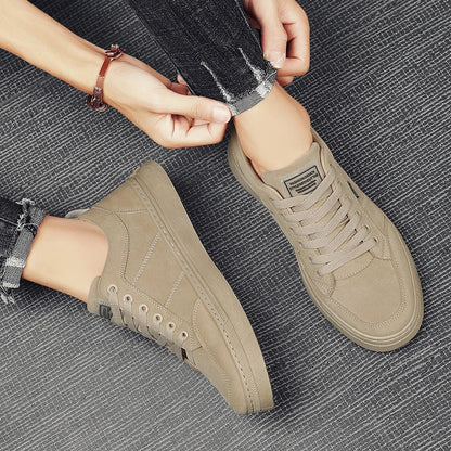 Men's Shoes 2025 New Spring Work Safety Shoes, Anti-slip, Wear-resistant, Versatile Casual Sports Work Shoes, Men's Board Shoes