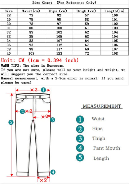 Spring Autumn Men Classic Fashion Brand Jeans Homme Man Soft Stretch Black Biker Masculino Denim Trousers Mens Pants Overalls