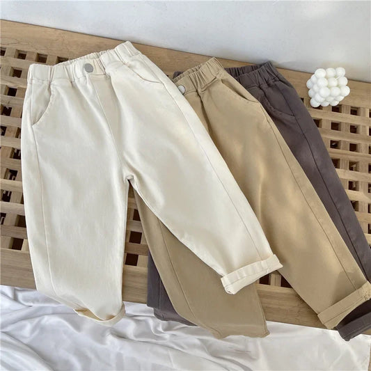 Kids Pants Kids Clothes Slacks Boys Girls Pants Foreign Style Korean Pants Autumn Spring Clothes for Kids