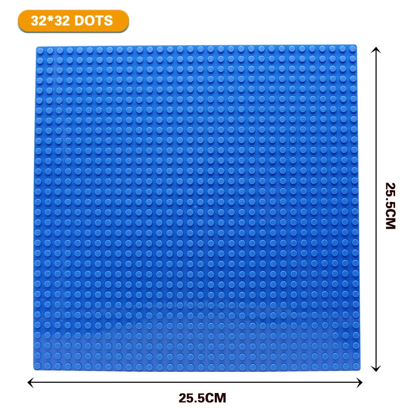 32x32 16x16 Dots Styles Plastic Assembly Blocks Base Plates Figures City Classic Toys Building  Baseplates  For Children Gift