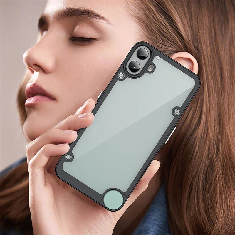 Transparent Colorful TPU Case for Nothing CMF Phone 2 Pro Phone 1 Protective Cover Clear Fundas Coque Capa