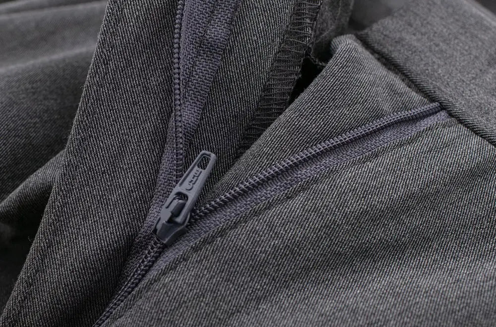 Women Fashion With Darts Front Pockets Wide Leg Pants Vintage High Waist Zipper Fly Female Trousers Mujer