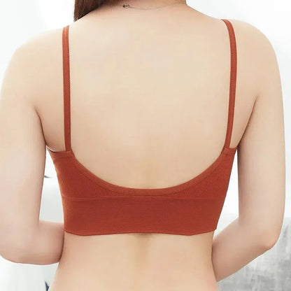 Seamless Women Push Up Bra Beautiful Back Bras Fitness Tops Brassiere Bralette Female Tube Top Underwear Bralet With Chest Pad