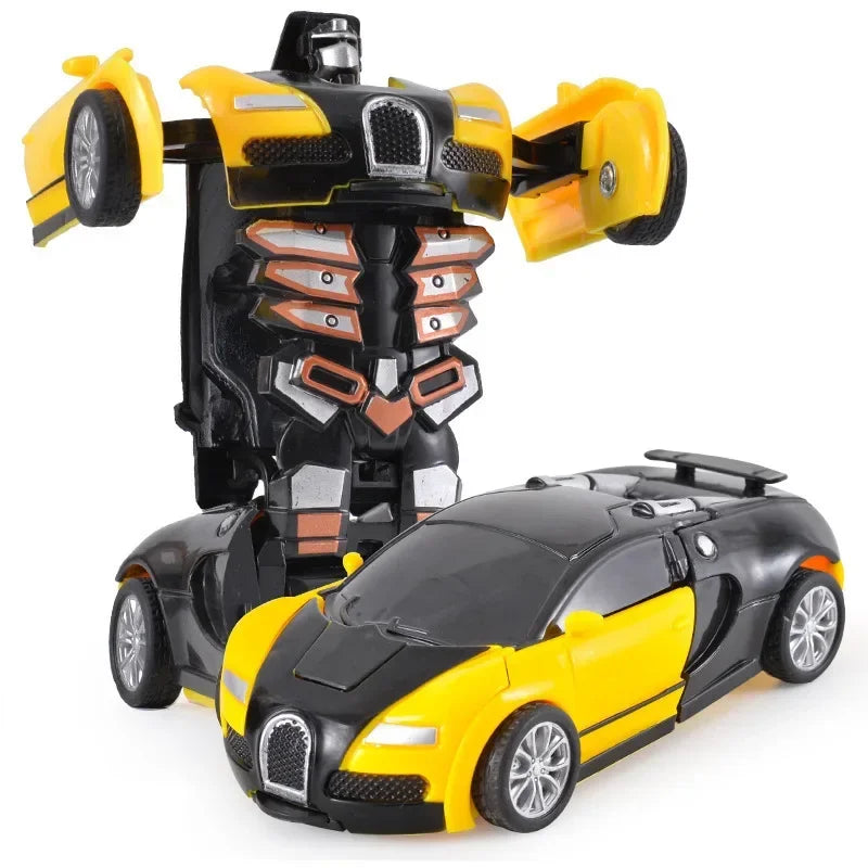 Transforming Inertial Car with Collision Technology: Autobot Robot Car for Boys