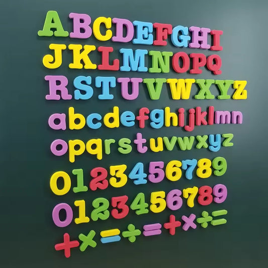 ABC Magnetic English Letter Magnetic Stickers Refrigerator Stickers Educational Children's Toys Christmas Gift