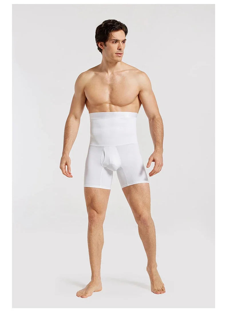 Men Tummy Control Shorts Body Shaper Compression High Waist Trainer Belly Tummy Control Slimming Shapewear Boxer Underwear Fajas