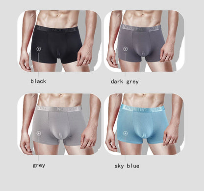 Men Panties Male Underpants Man Pack Shorts Boxers Underwear Slip Homme Calzoncillos Bamboo Hole U Convex Pouch Large Size 6XL