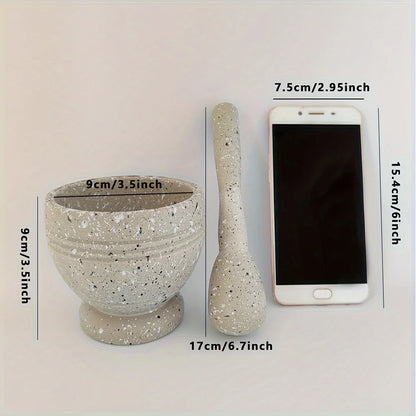 Kitchen Garlic Bowl，Food Grade Material，Multifunctional Grinder，Seasoning Grinder，Grain Material Grinder，Kitchen Utensils