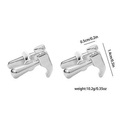 Tools Collection Jewlery Scissor Hammer Shaped Cufflinks For Men Boys Accessories Festival Gift