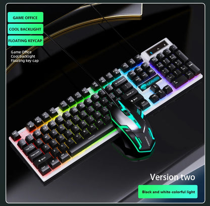 Computer Gaming Keyboard And Mouse Set USB Wired Backlight PC Keyboard Mouse Combos