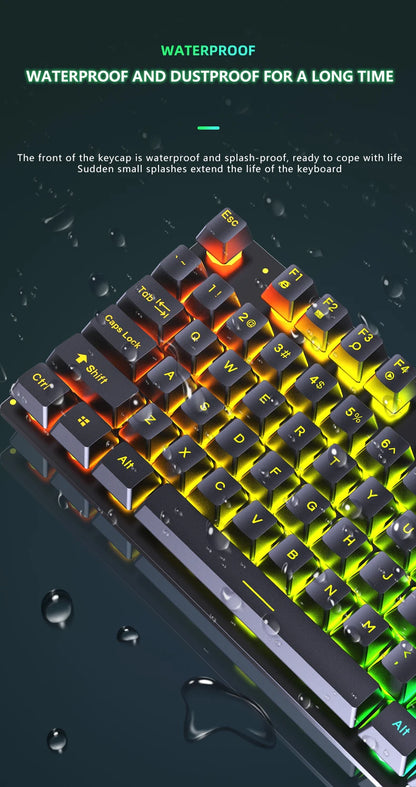 Computer Gaming Keyboard And Mouse Set USB Wired Backlight PC Keyboard Mouse Combos