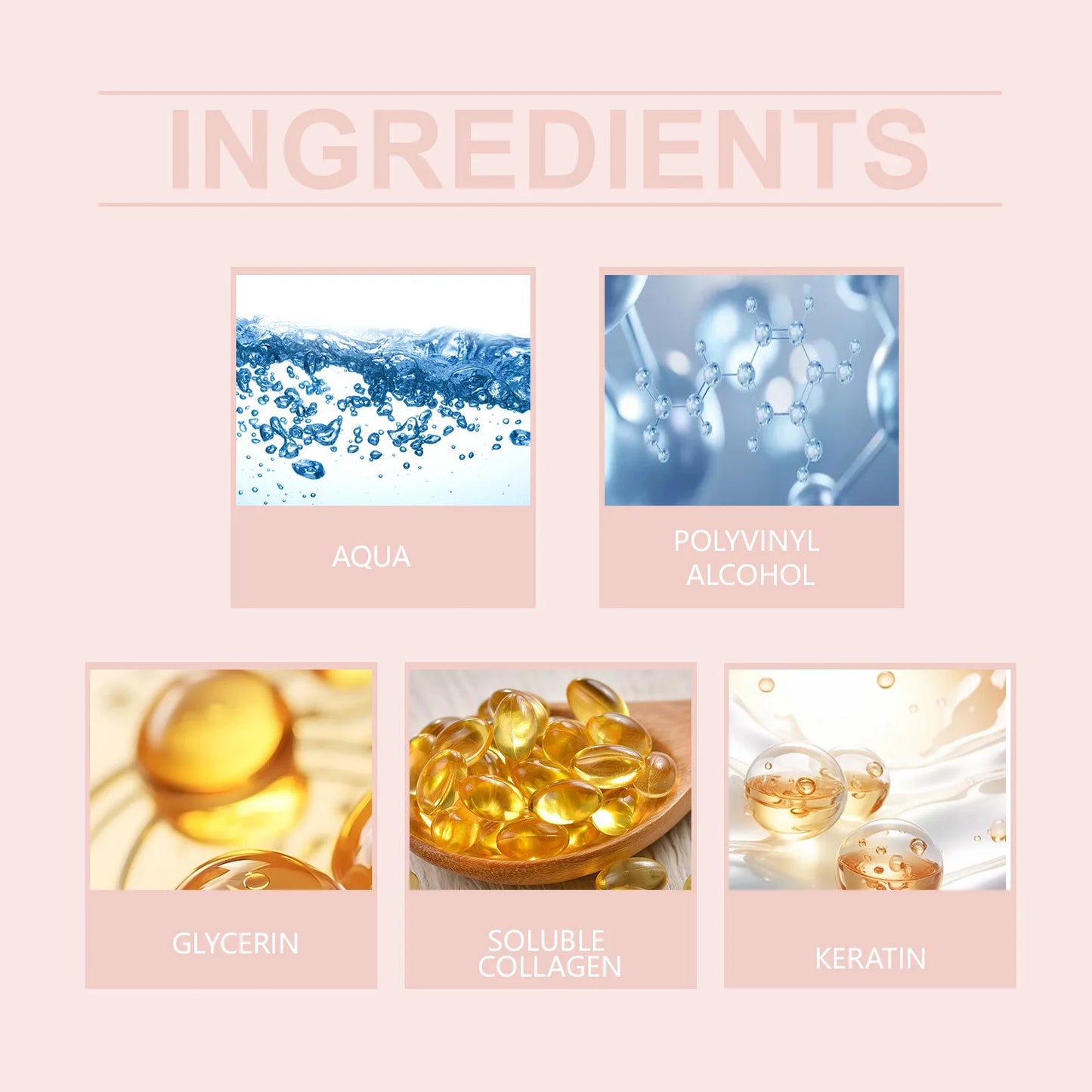 قناع الوجه الليلي بالكولاجين المتحلل قناع مقشر ومرطب لتعزيز مرونة البشرة ويقلل من ترهلها وبهتانها