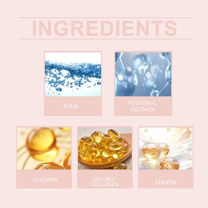 قناع الوجه الليلي بالكولاجين المتحلل قناع مقشر ومرطب لتعزيز مرونة البشرة ويقلل من ترهلها وبهتانها