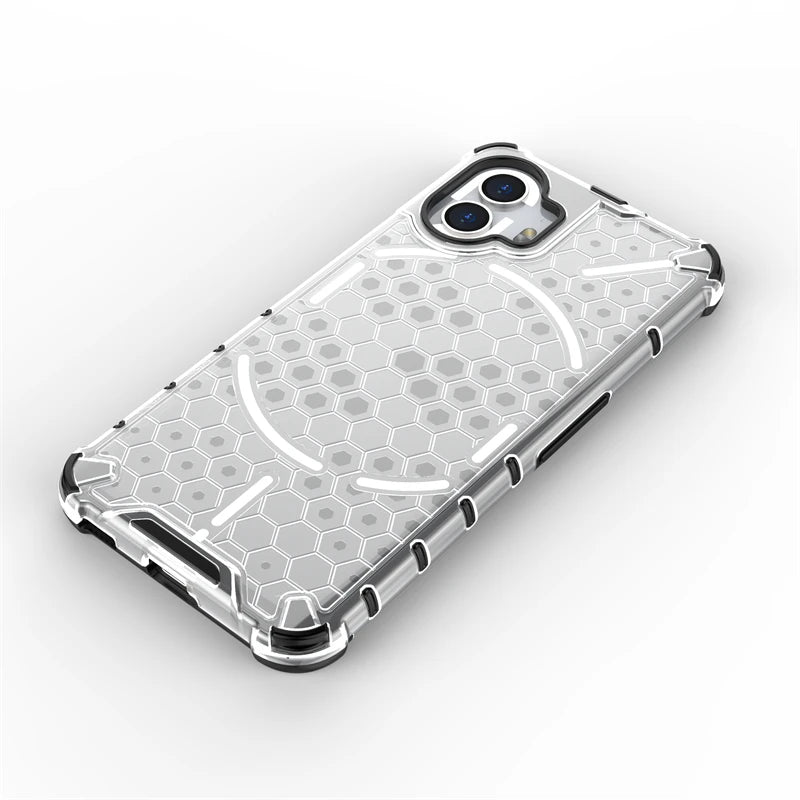 Shockproof Case for Nothing Phone 2 Cover Nothing Phone 2 Capas Transparent Bumper Honeycomb Clear Fundas Nothing Phone 2 (2)