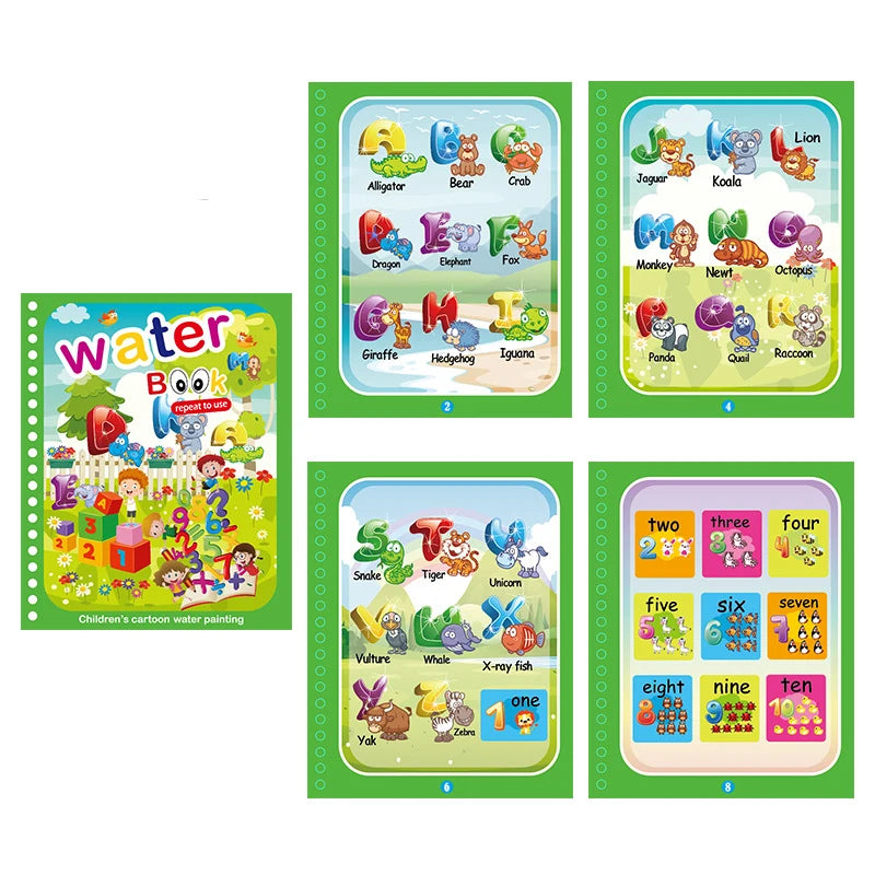 NEW Kids Magic Water Drawing Books Coloring Books Painting Toys for Kids Birthday Christmas New Year Gift for Boys and Girls