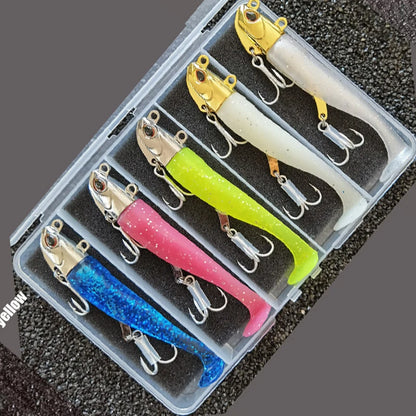 5pcs 24g/105mm Artificial soft Bait Lumious/Glow Mackerel Sea Bullet Bass Snapper Fishing Lure Wobblers Swimbait Jigging Baits