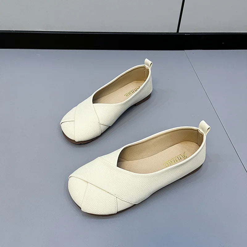 Shoes for Women Summer New One Pedal Light Women's Casual Shoes Shallow Slip on Ladies Walking Shoes Female Breathable Flats