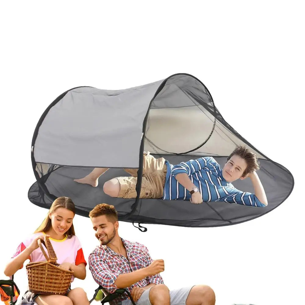 Tents for Camping Foldable Net Tent with Floor Single Person Camping Screen Shelter Portable Screen Houses for Bedding Camping