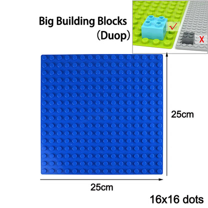 32x32 16x16 Dots Styles Plastic Assembly Blocks Base Plates Figures City Classic Toys Building  Baseplates  For Children Gift