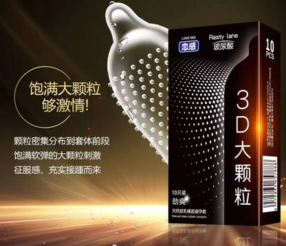 30pcs Ultra Thin Condoms For Men Delay Ejaculation Intimate Condone Hyaluronic Acid 0.01 Slim condom Natural Latex Penis Sleeve