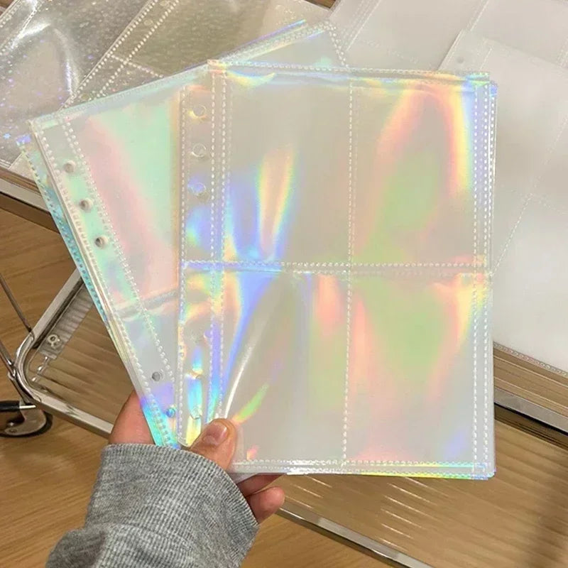 10pcs 1-4 Grids Transparent Inlay Idol Card Collect Book Inner Page Inner Kpop Binder Photocard Holder Photocard Binder 포토카드 바인더
