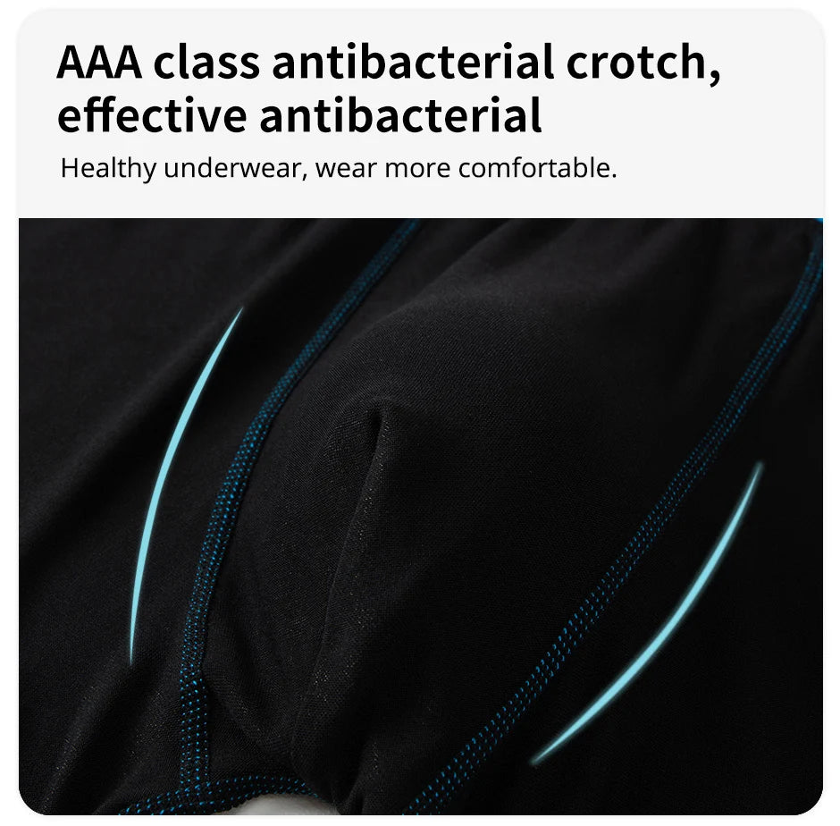 5/10 Pack Multi-size Teenagers To Adults Men's Boyshort Leisure Sports Joker Elastic Waist Long Men's Underwear Can Be Parent-ch