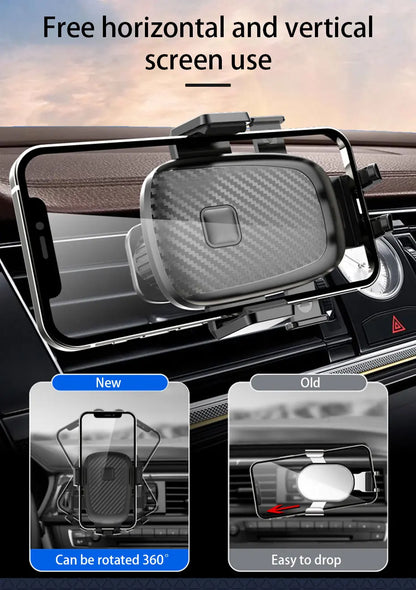 SEAMETAL Car Phone Holder Bracket Accessories Interior Air Outlet Vent Base Gadget Universal Auto Cellphone Support Accessories