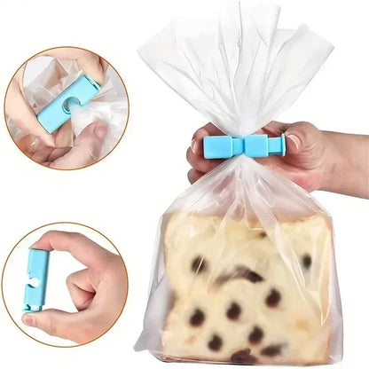 Reusable Food Bag Clips (4-Pack) for Sealing Snacks, Chips & Dry Goods to Lock in Freshness