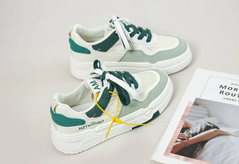 2025 New Women Shoes High Quality Original All-match Platform Casual Sneakers Trends Sweet American Fashion Student Boards Shoes