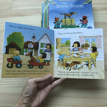 20Books/set 15X15Cm Kids Usborne Picture Books for Children Baby Famous Story English Child Book Educativo Infantil