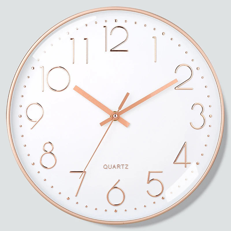 8 Inch Mute Quartz Wall Clock Cubic Digital Clock Living Room Bedroom Wall Clock Simple Digital Clock Home Decorations