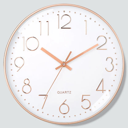 8 Inch Mute Quartz Wall Clock Cubic Digital Clock Living Room Bedroom Wall Clock Simple Digital Clock Home Decorations