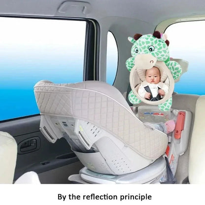 Baby Car Mirror Safety Car Seat Mirror Rear Facing Car Seat Mirror Wide Crystal Clear View Shatterproof Car Kids Monitor