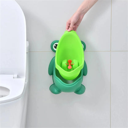 Little Frog Baby Urinal Boys wall-mounted urinal Frog shape Boys standing urinal Toilet training urinal
