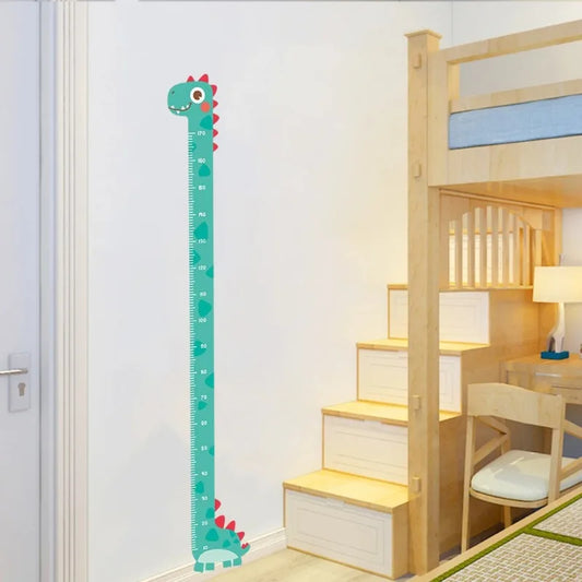 1PC wall sticker measuring instrument ruler for measuring height, cartoon height sticker wallpaper can be removed