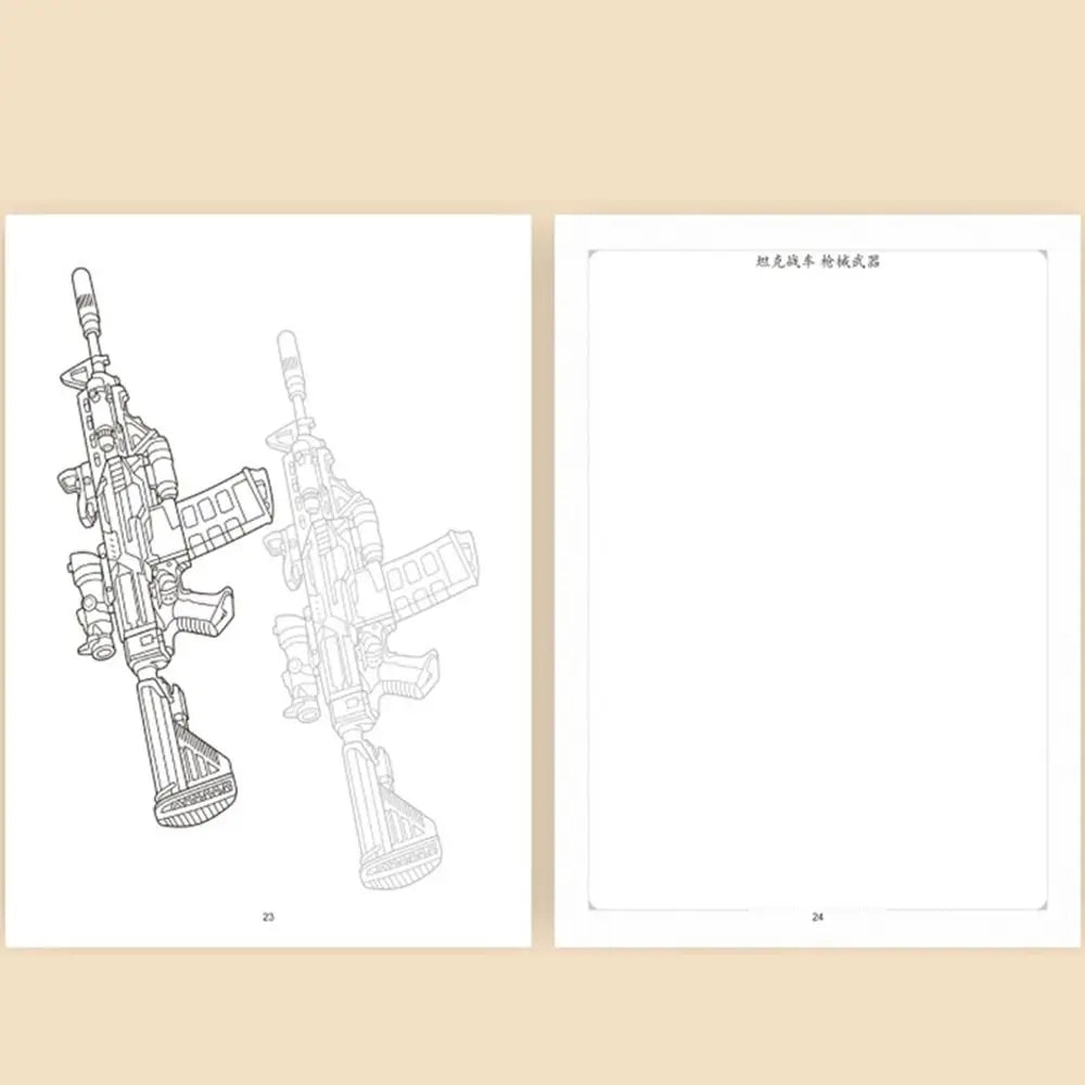 2PCS Comics Girl Boy Comics Hand Drawn Tutorial Book Novice Zero Basic Learning Line Draft Practice Book Studying