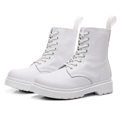 أحذية نسائية 2024 أحذية نسائية برباط للخريف بأصابع مستديرة ومنصة قصيرة صلبة مقاومة للماء وعصرية أحذية عارية