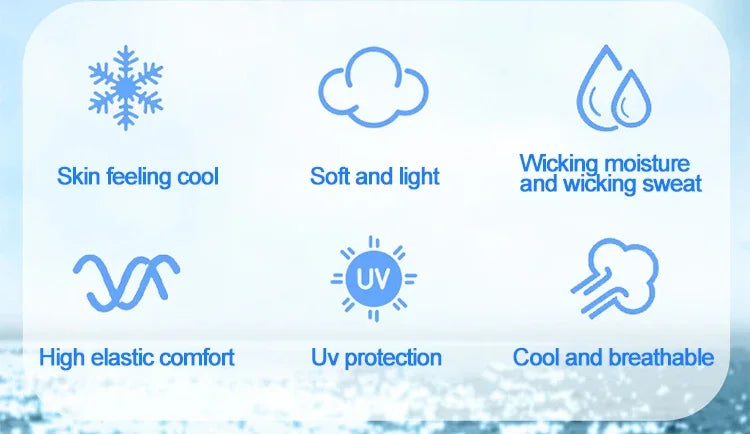 1 PCS Cycling Face Mask Breathable Headscarf Bandana Scarf Neck Multifunctional UV Protection Outdoor Fishing Hiking Head Band