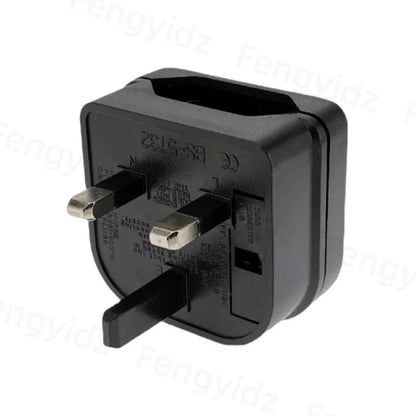1Pc European Euro EU 2 Pin to UK 3Pin Power Socket Travel Plug Adapter Converter New