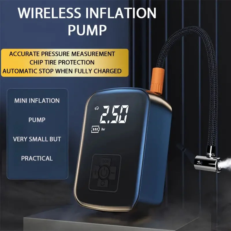 LEIBOO  Wired/Wireless Electric Air Pump Car Air Compressor Tire Inflator Pump for Motorcycle Bicycle Boat AUTO Tyre Balls