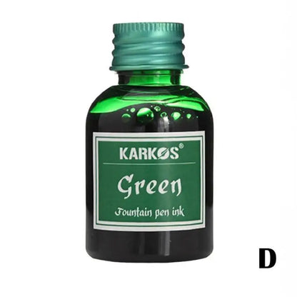 1 Bottle Pure Colorful 20/30ml Fountain Pen Ink Refilling Ink Stationery School High Quality Calligraphy Writing Fountain Ink