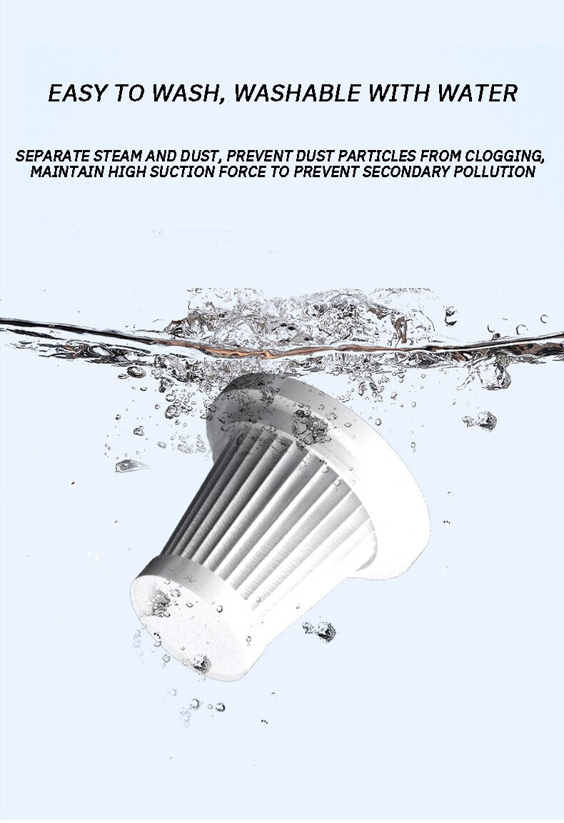 مكنسة كهربائية لاسلكية للسيارة بقوة 5500 باسكال وقوة 120 وات، مكنسة كهربائية محمولة عالية الطاقة للاستخدام المنزلي والمكتب والسيارة