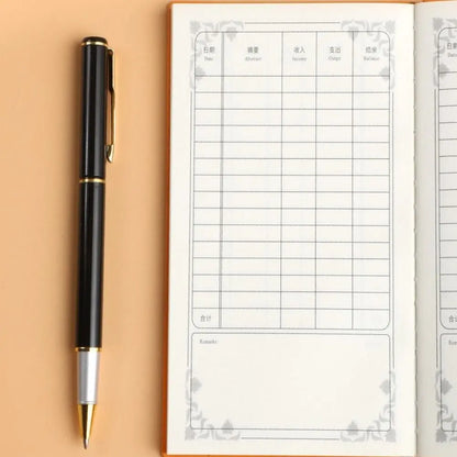 Money Details of Expenses Expense Ledger Book A6 Business Bookkeeping Book Account Tracker Notebook Household Finance Planner