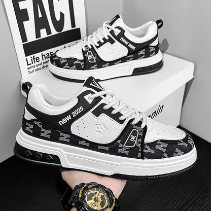 Men's Shoes, Spring 2025 New Printed German Training Board Shoes, Versatile, Niche, High-end, Sports and Leisure Shoes