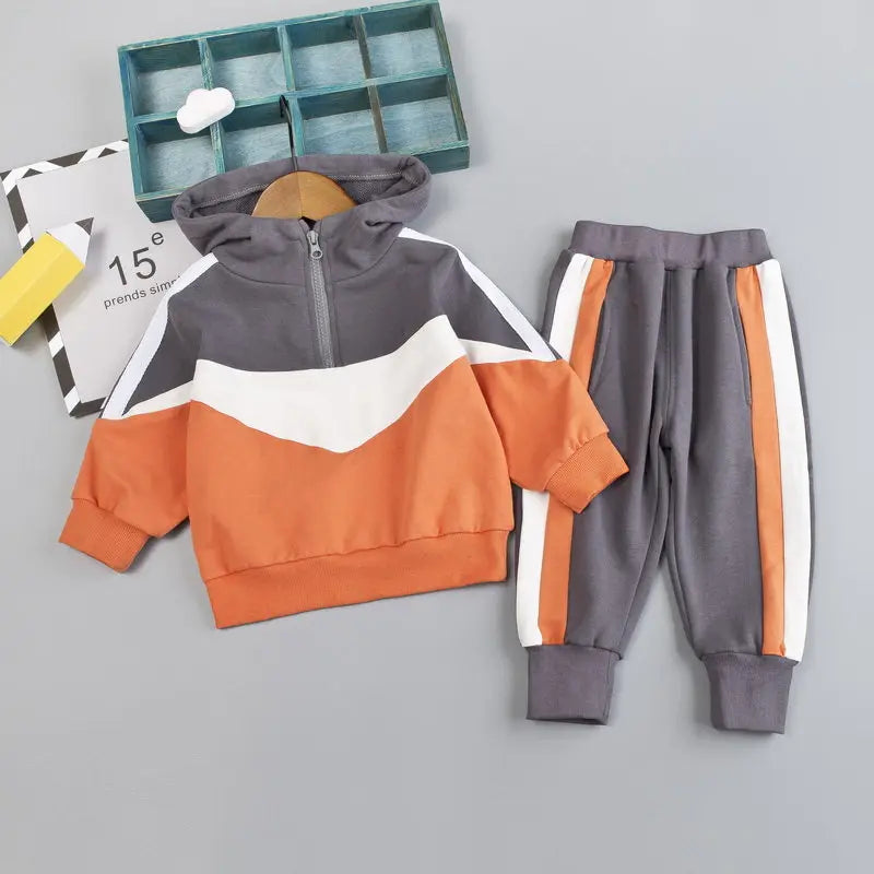 Kids Kids Clothes Children Cartoon Hooded Jackets Pants 2Pcs/Set Toddler Fashion Cotton Clothing Infant Tracksuits 0-5 Years