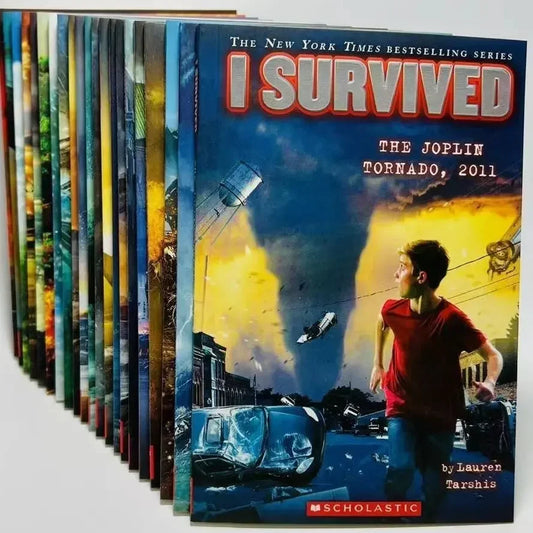 22 Books/Set I Survived English Reading Books Disaster History Survival Novel Escape Guide Children's Science Chapters Books