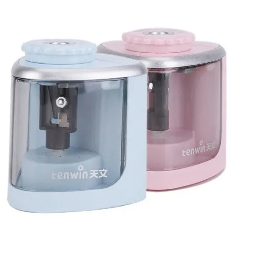 Portable Pencil Sharpener Electric Manual 2 in 1 Automatic Pencil Sharpener Kids Adults Auto Pencil Sharpener Stationery