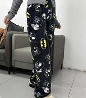 Thicken Hello Kitty Pajama Pants Sanrio Anime Fleece Double Elastic Fabric Soft Trousers Women Trousers Cartoon Birthday Gift